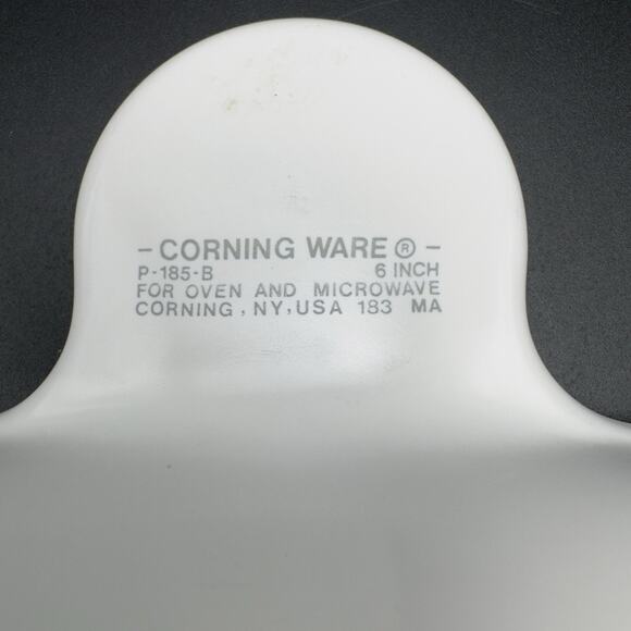 Vintage Corning Ware P-185-B Grab It Sidekick 6" Sandwich Snack Plate - Picture 3 of 6